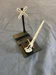 Lionel Mechanical Crossing Gate Kit 6-2309 W/ Signs 0-GAUGE 80S Fully Functional. Fixed Price $10.99.