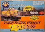New Factory Sealed Lionel O-27 Union Pacific Expr Rtr Freight Train Set 6-31924. Fixed Price $249.99.