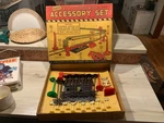 Rare Vintage Marx 1950'S Railroad Accessory Set Complete Box Wow No. 0430. Fixed Price $119.95.