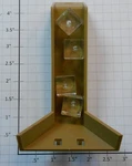 Lionel 12847-10 Gauge Icing Brown Stationary Chute With Ice Cubes. Fixed Price $8.00.