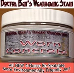 Worn Concrete Weathering STAIN-4OZ Doctor Ben's Wood Plastic Metal Resin OBT5551. Fixed Price $8.78.