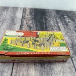 Vintage Plasticville 1623-100 Cattle Loading Pen & Bonus Farm Animals Added. Fixed Price $60.00.