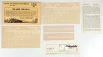 Gauge OB-396 Denver & Rio Grande Box Car Vintage Champ Decal Set PB851. Fixed Price $11.99.