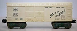 Lionel Postwar 1:48 Sl-sf 6014 Box Car Blt 7-57 -"ship It The Frisco". Fixed Price $19.99.