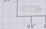 Lionel 2243-6/10 Universal Blank Clear Marker Lens/number Board (12). Fixed Price $8.40.