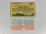 Champion Decals Ho Scale #HB-307 Pennsylvania R.r. Box Car. Fixed Price $5.09.