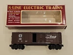 K-line O/O27 Atsf Classic Boxcar #9 San Francisco K-64239. Fixed Price $13.95.