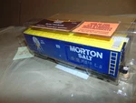 Menards Gauge 279-4538 Morton Salt Boxcar + #51 -new Sealed In Plastic. Fixed Price $35.00.