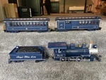 Bachmann Big Haulers "royal Blue" Scale Train Set. Rough Ob. Fixed Price $189.99.