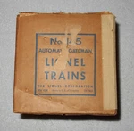 Lionel - Vintage Box Only From 145 Automatic Gateman Gauge. Fixed Price $25.00.