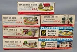 7 Rare Plasticville Buildings-switch Tower, Freight Station, Houses & Store. Fixed Price $89.99.