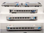 Lionel 6-31714 Amtrak Acela Electric Train Full 5 Piece Set Tinkerer's Delight. Fixed Price $1250.00.