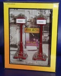 Railking By Mth 30-1084 No. 57 Corner Set (red Lamps) New Accessory. Fixed Price $23.29.