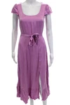 & Other Stories, Women A-line Sundress Purple Sq Neck Short-sleeve Size 2. Fixed Price $24.99.