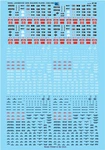 Microscale 87-48 Ho Data Builders Plates Warnings Diesel Locomotive Decals. Fixed Price $11.11.