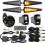 Utv Led Turn Signal Kit With 110DB Horn Rocker Switch For Gravely Atlas Jsv. Fixed Price $85.00.