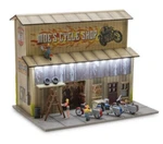 Menards Moe's Cycle Shop Guage 1:48 Scale Lighted 4.5V Power Adapter Included. Fixed Price $79.79.