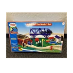 Learning Curve Thomas & Friends Wooden Railway Day At The Works Starter Set. Fixed Price $310.00.