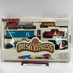 Bachmann Ho Scale Diesel Express Electric Train Set Preowned. Fixed Price $45.00.
