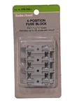 Radio Shack 270-742 4-POSITION Fuse Blocks, 20 Amps Per Circuit, 1-1/4"X1/4". Fixed Price $19.99.