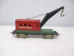 American Flyer 3025 Wrecker Crane Red, Green Prewar O Gauge X8264. Fixed Price $35.00.