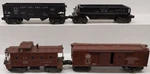 Lionel Vintage Assorted Freight Cars 2357, 2456, 2458, 3459. Fixed Price $79.99.
