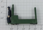 Lionel 14236-25 Baggage Truck Green With Operator. Fixed Price $10.00.