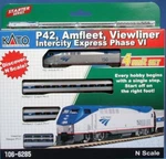 New Kato Phase 4-CAR Set P42 Amfleet Viewliner Intercity Express 106-6285. Fixed Price $164.45.