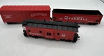 Vtg 1999 Athearn 40' Box/hopper Car & Bay Window Caboose From Case F7A Set. Fixed Price $49.00.