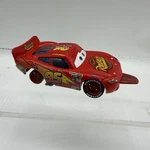 Disney Pixar Cars Lightning Mcqueen Tongue Out Finish Line Die Cast Blown Tires. Fixed Price $40.00.