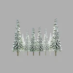 Jtt 92005 Snow Spruce Trees 1" To 2" Scenic Z-scale, 55 Pack. Fixed Price $30.99.