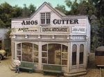 Bar Mills Wooden Model Kit #504 Scale Amos Cutter General Store New In Box. Fixed Price $79.99.