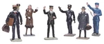 Mth 11-90041 No. 550 Railroad Figure With (set Of 6) Ln/box. Fixed Price $91.19.