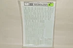 Ho Microscale 87-203 Letters Numbers Extended Southern Pacific Rr Roman. Fixed Price $5.00.