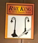 Mth Rail King MT-1031 Die-cast Green Street Lamp Set New Box. Fixed Price $22.95.