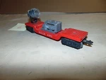 Marx O 4571 Wecx Red & Gray Lighted Searchlight Car With Brakestand #6. Fixed Price $40.00.