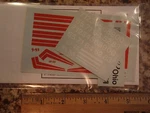 Indiana & Ohio Diesel Decals, Original, PRE-1997 Scheme, S-scale, AHG-1S. Fixed Price $7.99.