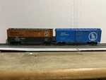 Two Ho Scale Athearn Great Northern 40' Box Cars, Gn 11374, 39398. Fixed Price $18.00.