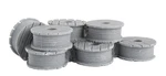 Bar Mills Scale Model Works 4014 Cable Spools Version 2 (unpainted Resin. Fixed Price $11.95.