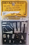 Ho Scale West DS-283 Set For P2K GP30, Swp/ssw. Fixed Price $14.00.