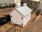 ON30 Engine House Kit Improved *through Design-doors Option Added**. Fixed Price $29.95.