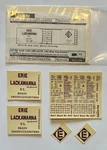 Walthers Ho Decal-erie-lackawanna/el Box Car-gray W/maroon Lett #934-49-29. Fixed Price $5.50.